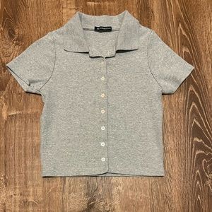 brandy melville caroline polo top